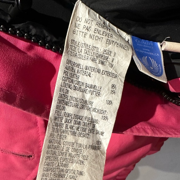 Canada Goose Pink Montebello Jacket - Picture 8 of 12